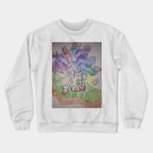 Marcus sonic the hedge hog Crewneck Sweatshirt